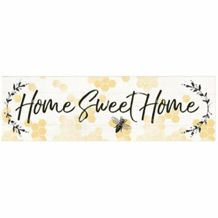 YOUNGS Wood Honey Bee Wall Plaque 38539